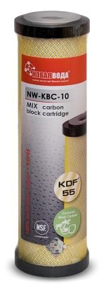 Картридж Новая Вода NW-KBC-10, шт (карбонблок, KDF55, премиум)