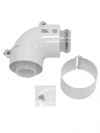 Отвод Vaillant 87° 60/100 с ревизией 303916