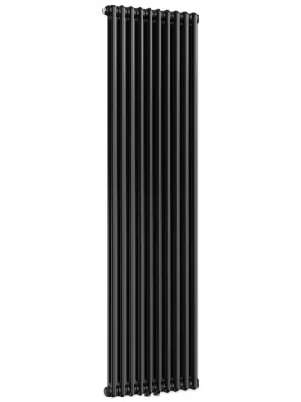 Дизайн-радиатор CORDIVARI ARDESIA 2 колонки 10 секций H2000 нижнее подключение GRIGIO GRAFITE AR2102000S09F04A Δt50=1498W