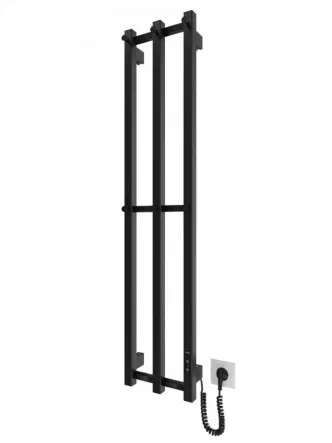 Рушникосушка електричний Mario HF Slim 1170х250 чорний мат