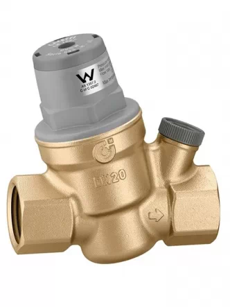 Редуктор тиску з отвором для манометру  Caleffi  Ø1/2