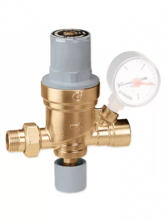 Антивапняна (anti-scale)  установка підживлення  Caleffi з отвором під манометр  Ø1/2