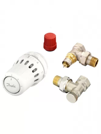 Комплект радиаторный термостатический Danfoss React™ + RA-N + RLV-S 1/2