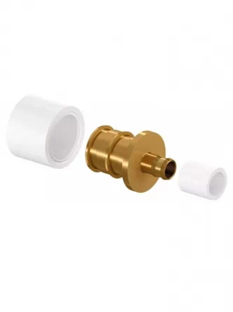 Муфта PE-Xa Q&E редукційна Ø20 x 9,9 мм з PE-X кільцями Ø9,9 та Ø20 Uponor GmbH