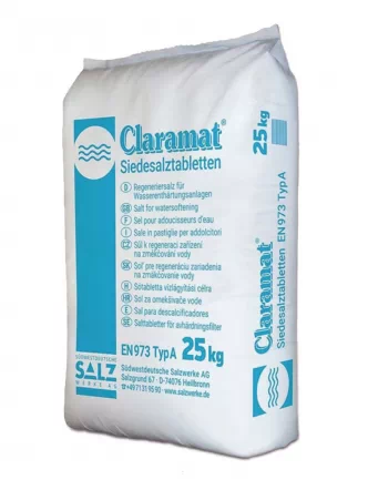 Вакуумные солевые таблетки CLARAMAT (мешок 25 кг) Südwestdeutsche Salzwerke AG