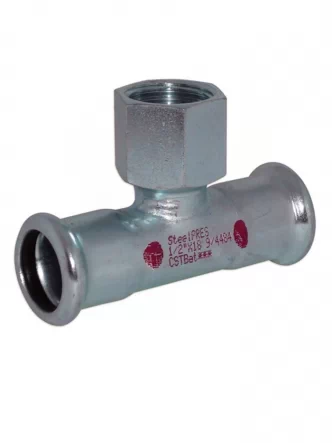 Трійник  сталевий оцинкований RM STEELPRES Ø35 х 1/2