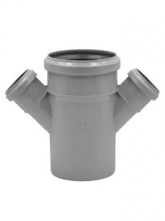 Крестовина канализационная Valsir Ø110/50/50 45° HTDA