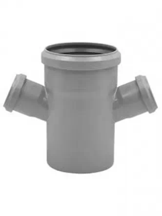 Крестовина канализационная Valsir Ø110/50/50 67° HTDA