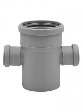 Крестовина канализационная Valsir Ø110/50/50 87° HTDA