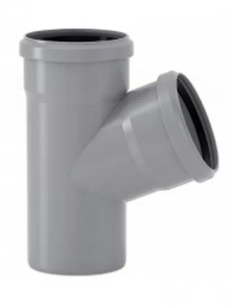 Тройник канализационный Valsir Ø50/50 67° HTEA