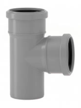 Тройник канализационный Valsir Ø50/50 87° HTEA