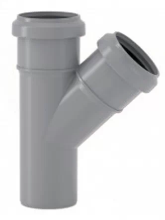 Тройник канализационный Valsir Ø110/110 45° HTEA