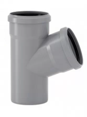 Тройник канализационный Valsir Ø110/110 67° HTEA