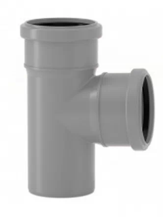 Тройник канализационный Valsir Ø110/110 87° HTEA