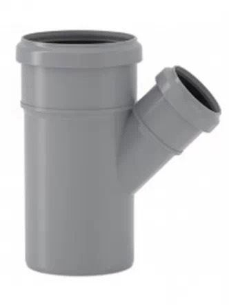Тройник редукционный канализационный Valsir Ø40/32 45° HTEA