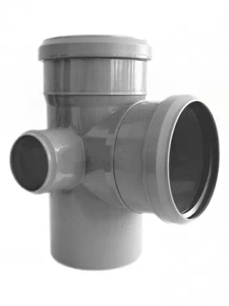 Хрестовина каналізаційна двоплощинна Valsir Ø110/50/110 87°