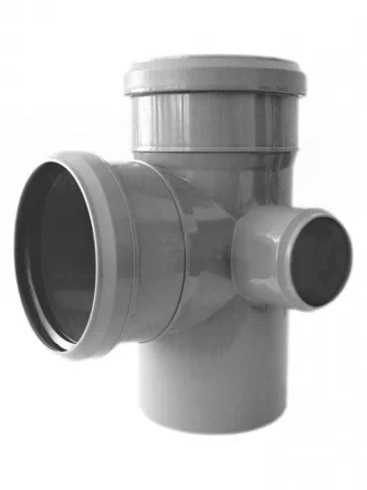 Крестовина канализационная двухплоскостная Valsir Ø110/110/50 87°