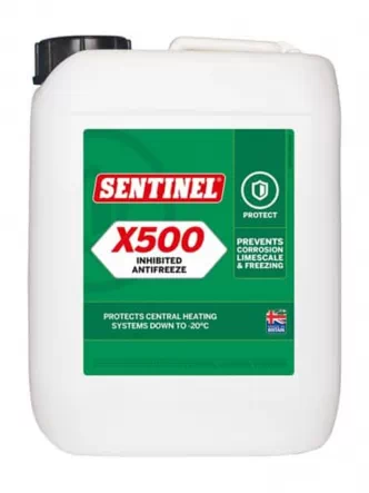 Антифриз Sentinel X500 20л для защиты систем отопления от замерзания, концентрат