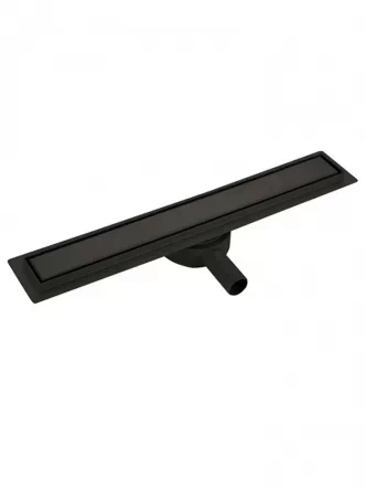Душевой трап KOER FD29-70x500-BLACK из нержавеющей стали SUS304 70x500мм цвет черный