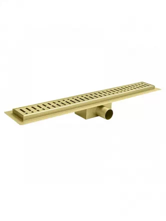 Душевой трап KOER FD35-70x500-BRUSHED GOLD Душовий трап з нерж. ст. SUS304 70x500мм цвет золото, матовый