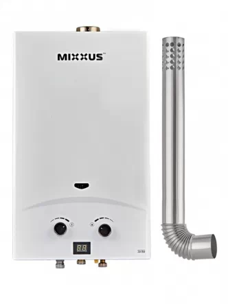 Газова колонка MIXXUS GWH-0710 BASIC TURBO WHITE турбована 10 л/хв