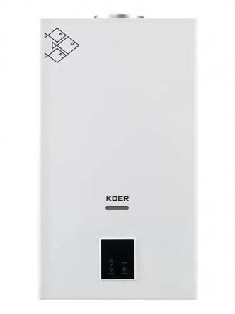 Газовая колонка KOER KWH.G0210 WHITE дымоходная с модуляцией 10 л/мин		