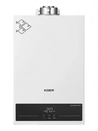 Газовая колонка KOER KWH.G0312 TURBO WHITE турбированная 12 л/мин		