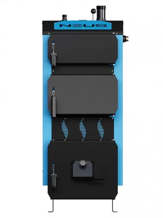 Твердотопливный котел Neus Praktik NEW 20 кВт сталь 5 мм под механический регулятор