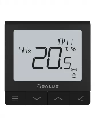 Термостат беспроводной SALUS Quantum SQ610BRF Li-ion 3,7V (ZigBee)