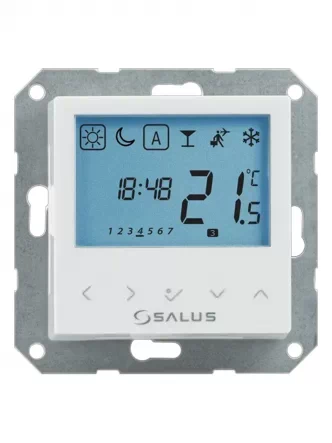 Недельный программатор температуры SALUS BTRP230, под рамку 55х55 (230В)