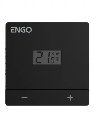 Терморегулятор ENGO EASY-230B суточный проводной, 230В, черный