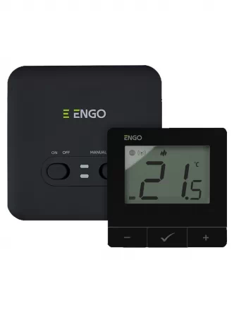 Интернет терморегулятор ENGO E20i-B беспроводной, Wi-Fi, черный