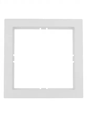Рамка для регуляторів ENGO BEZEL-1W серії SIMPLE, біла 