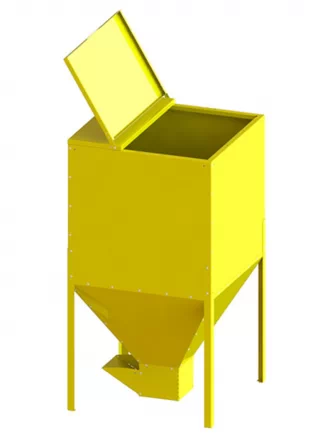 Бункер для пеллет KVIT BPS-065 0,65 м3/390 кг