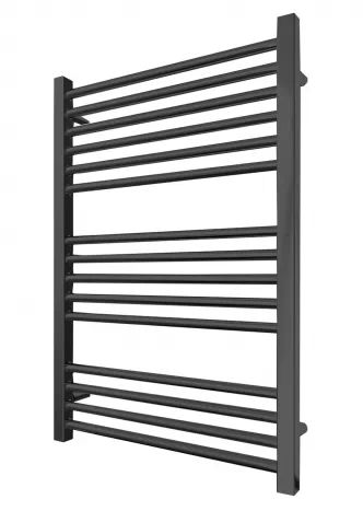 Полотенцесушитель Mario INOX Гера  770х530/500 чорный мат