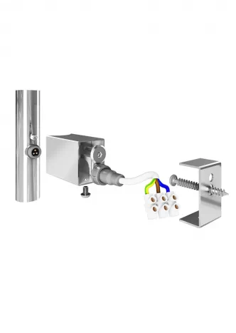 Комплект скрытого подключения (круглая труба) Mario