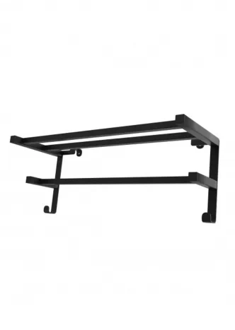 Полка навесная Mario HF Sheffield square 520x204 black matt профильная