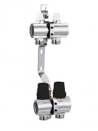 Коллектор распределительный JL на 2 выхода 1х3/4