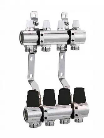 Коллектор распределительный JL на 4 выхода 1х3/4