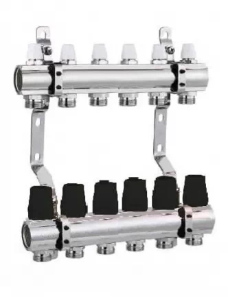 Коллектор распределительный JL на 6 выходов 1х3/4