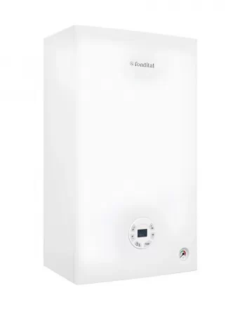Котел газовый двухконтурный конденсационный FONDITAL TENERIFE NEW CONDENSING  KC  24 KTDU22KC24 с комплектом трубы