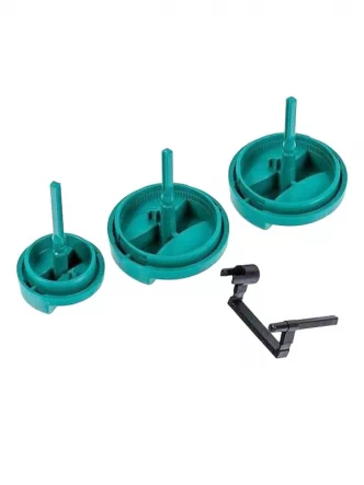 Ручки круглые зеленые Vaillant atmo/turbo MAX, комплект из 3 штук 114286