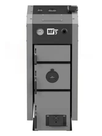 MF5/40 Котел твердотопливный 40 кВт (370 - 420 кв.м) сталь 5 мм, дрова/уголь, верхнее горение METAL-FACH
