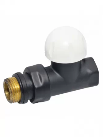 V151710EFS9005O Термоклапан прямой BLACK MATTE Ø1/2