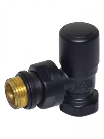 V140410EFS9005O Кран отсекающий угловой BLACK MATTE Ø1/2