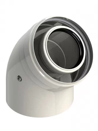 Коаксиальное колено для конденсационных котлов Ø60/100 mm - 90° A38163 GROPPALLI S.R.L.