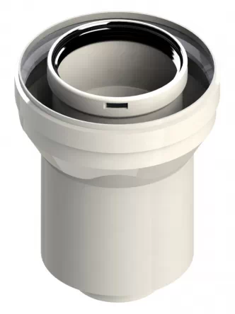 Переходник коаксиальный для конденсационных котлов Ø80/125 mm - Ø60/100 mm A368 GROPPALLI S.R.L.