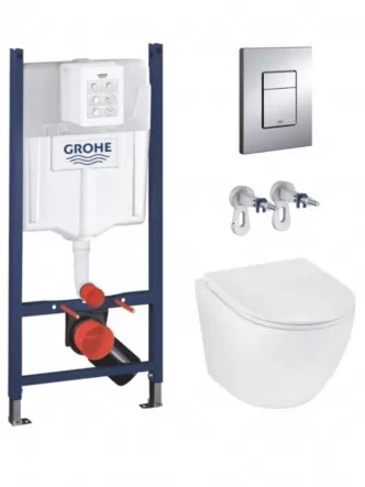 Grohe Комплект унитаза с установкой 4 в 1 Grohe Solido Even (3884966KH493736)