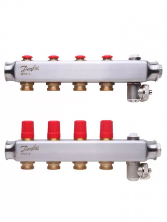 SSM-4 Коллектор без ротаметров 4 + 4 Danfoss 088U0804