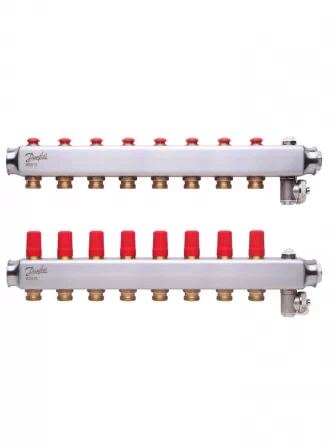 SSM-8 Коллектор без ротаметров 8 + 8 Danfoss 088U0808